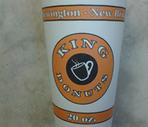 King Donuts cup